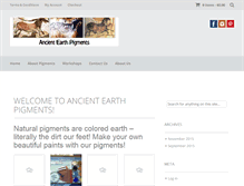 Tablet Screenshot of ancientearthpigments.com